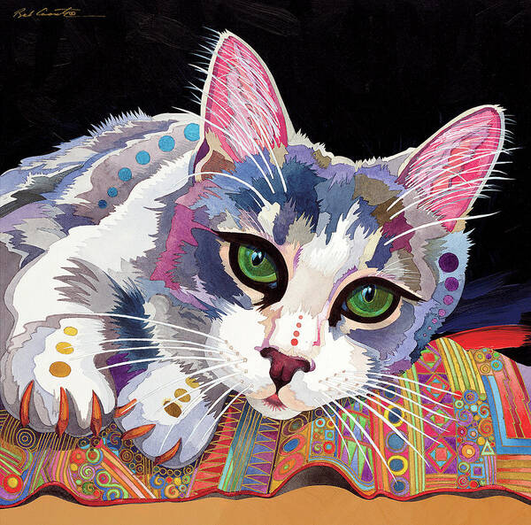 Animal Art Art Print featuring the painting Bella by Bob Coonts