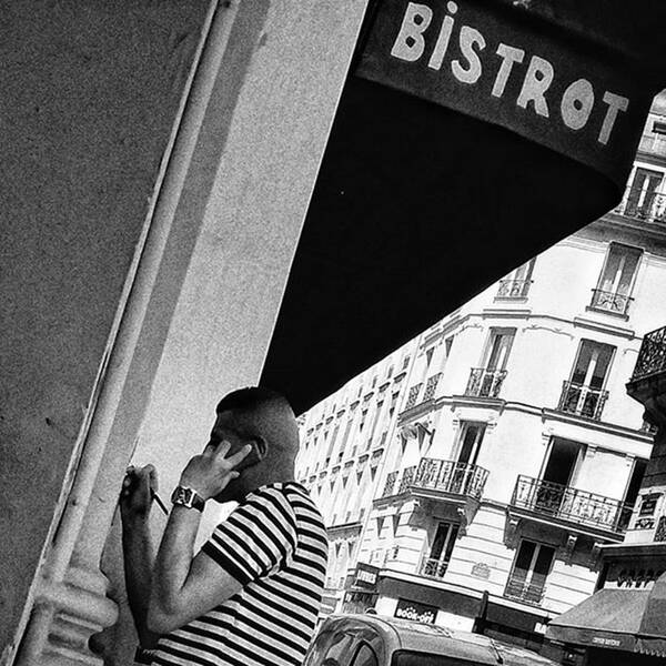 Streetleaks Art Print featuring the photograph Bistrot Man

#man #bar #bistrot by Rafa Rivas