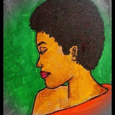 Black Art Print featuring the photograph Caisee 3 by Deedee Williams