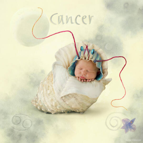 Zodiac Art Print featuring the photograph Cancer by Anne Geddes