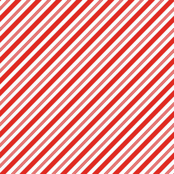Christmas Art Print featuring the digital art Candy Canes Stripes- Art by Linda Woods by Linda Woods