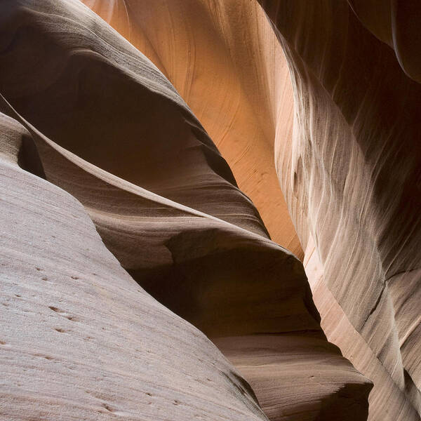 Abstract Art Print featuring the photograph Canyon Sandstone Abstract by Mike Irwin