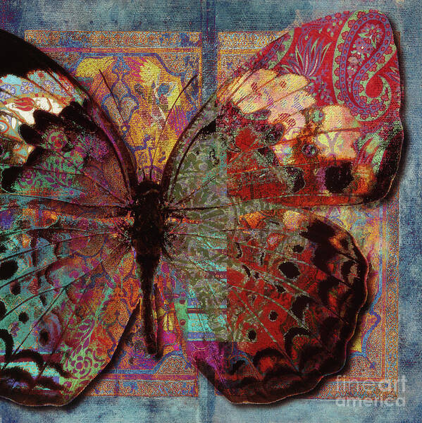 Butterfly Art Print featuring the painting Chelsea by Mindy Sommers