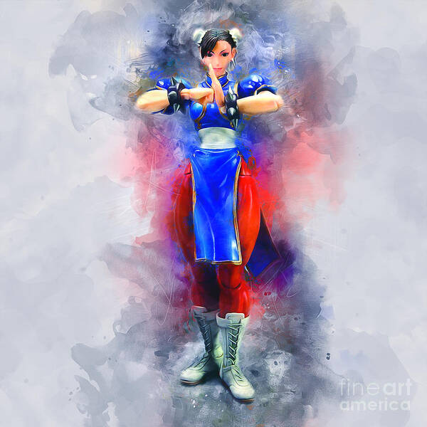 Chun Li Art Print featuring the photograph Chun Li by Ian Mitchell