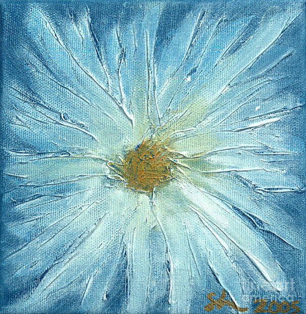 Flower Art Print featuring the painting Dazey by Kathi Shotwell