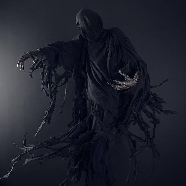 Death Art Print featuring the photograph Dementor by Alex Malikov