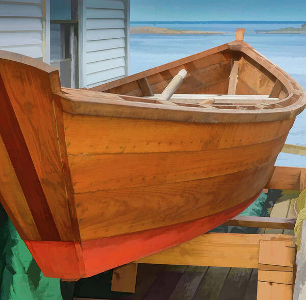 Boat Art Print featuring the photograph Dory by David Thompsen