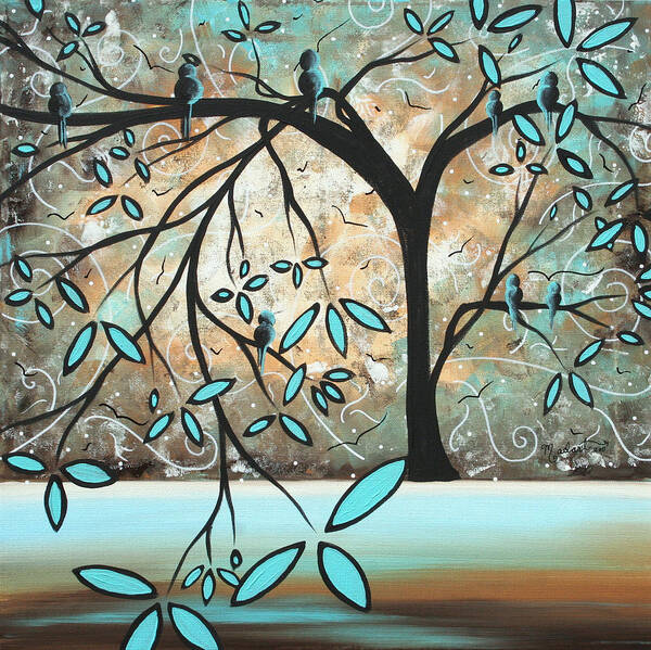 Wall Art Print featuring the painting Dream State I by MADART by Megan Duncanson