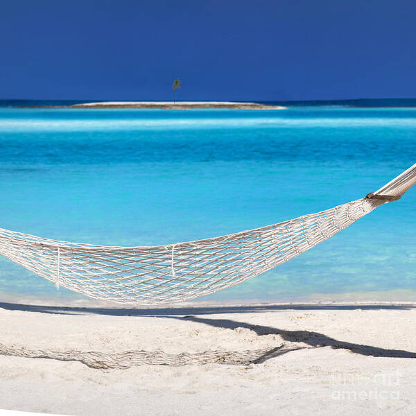 Tropical Art Print featuring the photograph Dreamy Hammock - part 2 of 3 by Sean Davey