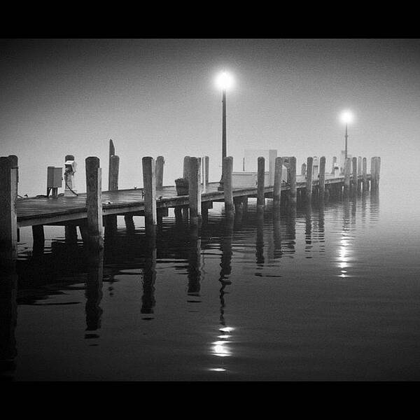 Beautiful Art Print featuring the photograph Early Morning Fog In Lake Geneva by Aran Ackley