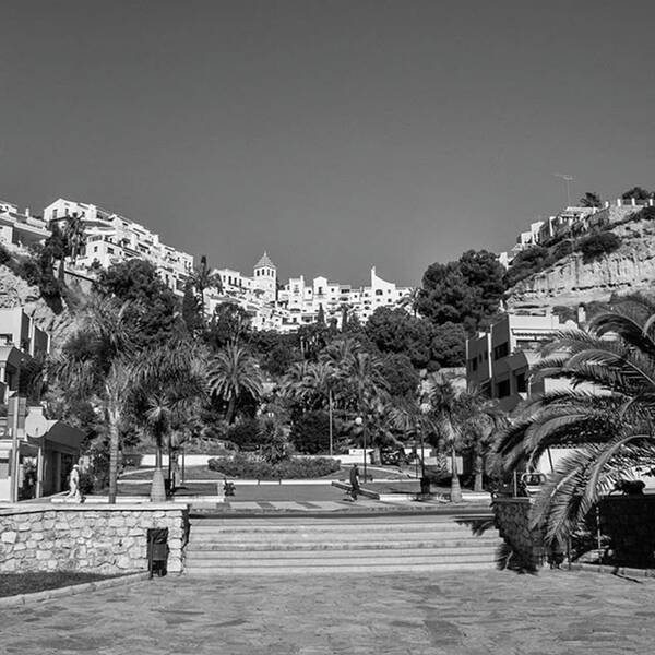 Mediterranean Art Print featuring the photograph El Capistrano, Nerja by John Edwards