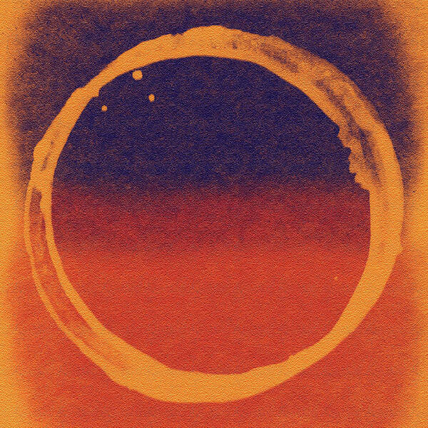 Enso Art Print featuring the painting Enso 8 by Julie Niemela