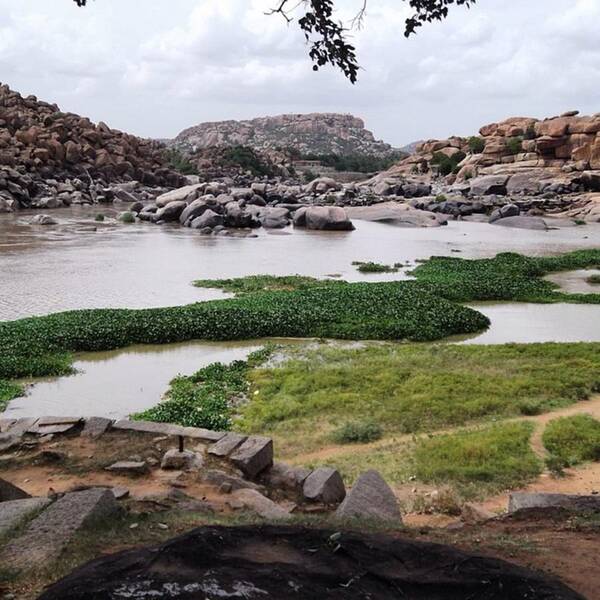 Summer Art Print featuring the photograph Hiking in Hampi by Charlotte Cooper