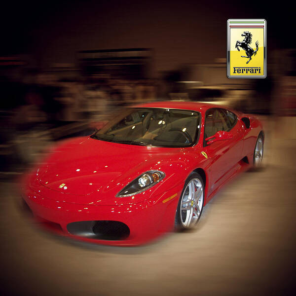�auto Corner� Collection By Serge Averbukh Art Print featuring the photograph Ferrari F430 - The Red Beast by Serge Averbukh