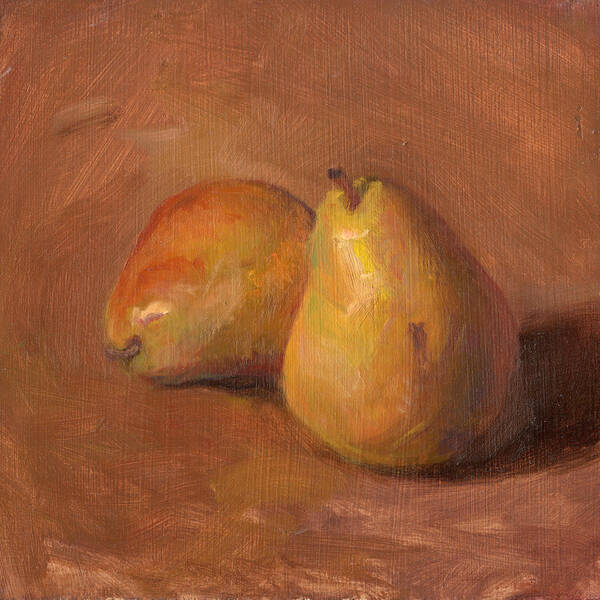 Fruit Art Print featuring the painting Fruit of the Spirit- Pear 1 by Timothy Chambers