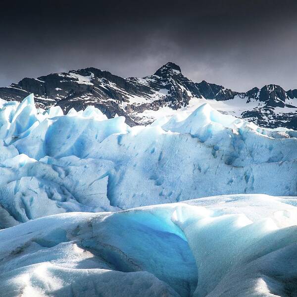 Glacier Art Print featuring the photograph Glaciar 4 by Ryan Weddle