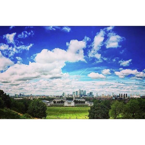 Summer Art Print featuring the photograph Great #view Of The #london #skyline In by Londonloves R