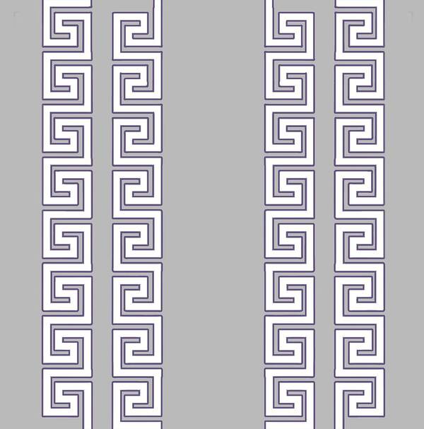 Greek Key Art Print featuring the digital art Greek Key Pattern by Chuck Staley