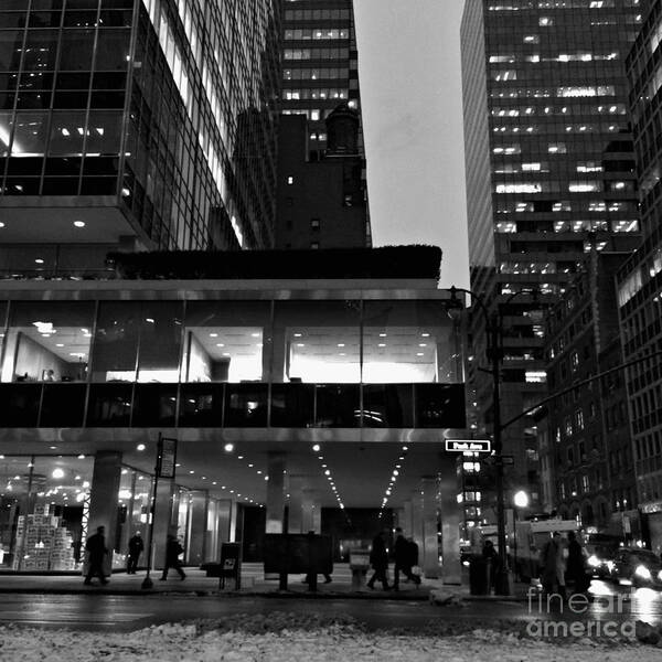 Architecture Art Print featuring the photograph Historic Lever House - New York City by Miriam Danar
