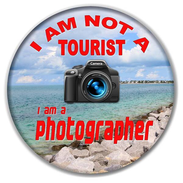Photographer Art Print featuring the photograph I Am Not A Tourist by Bob Slitzan