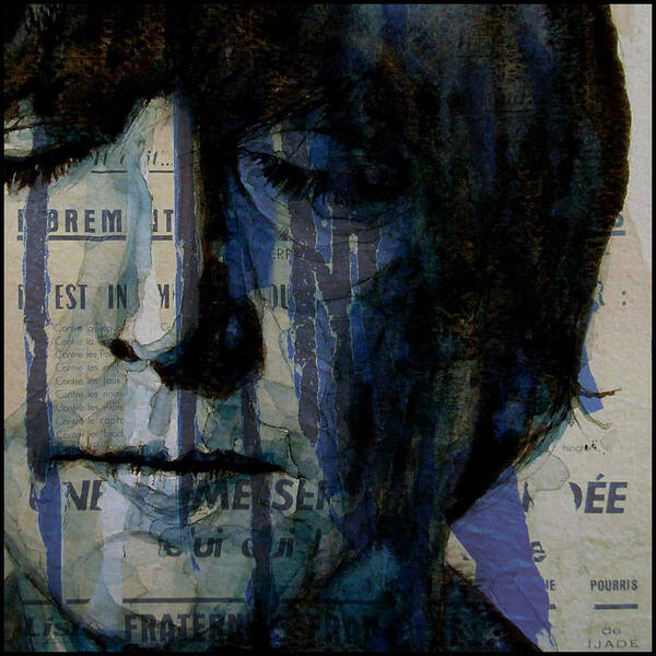John Lennon Art Print featuring the painting I Read The News Today Oh Boy by Paul Lovering