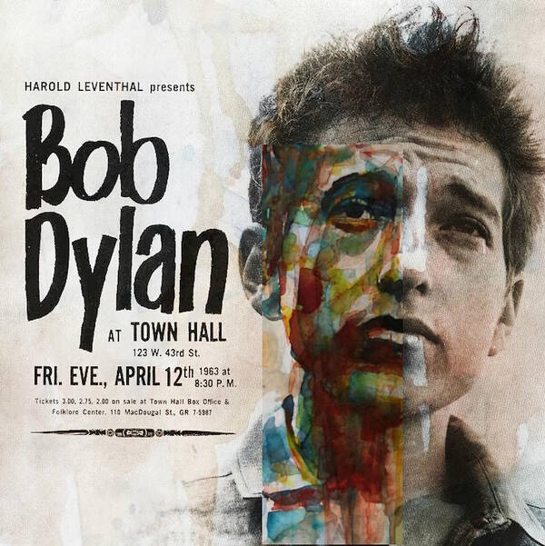 Bob Dylan Art Print featuring the mixed media I Want You - Retro Poster by Paul Lovering