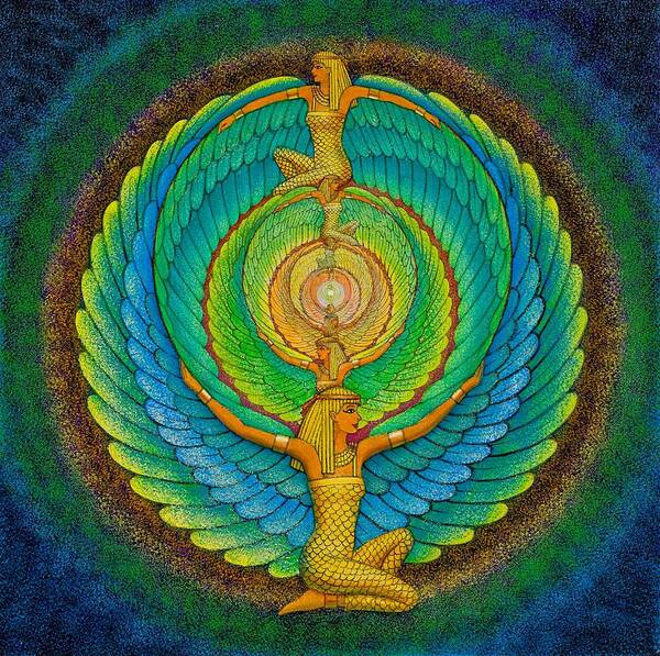 Meditation Art Print featuring the painting Infinite Isis by Sue Halstenberg