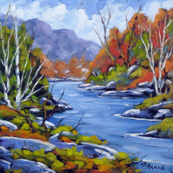 Art Art Print featuring the painting Inland Water by Richard T Pranke