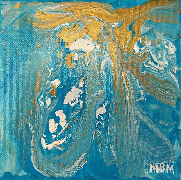 Abstract Art Print featuring the painting Island Trade Winds by Mary Mirabal