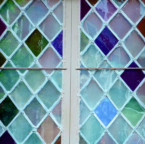 Leaded Glass Art Print featuring the photograph Leaded Glass by Corinne Rhode