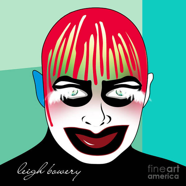 Leigh Bowery Art Print featuring the painting Leigh Bowery by Mark Ashkenazi