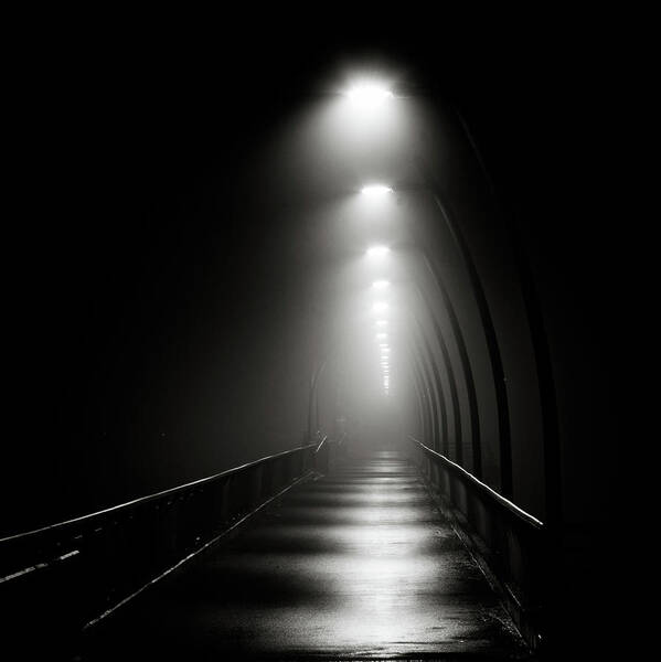 Black And White Art Print featuring the photograph Light the Way by Darryl Hendricks