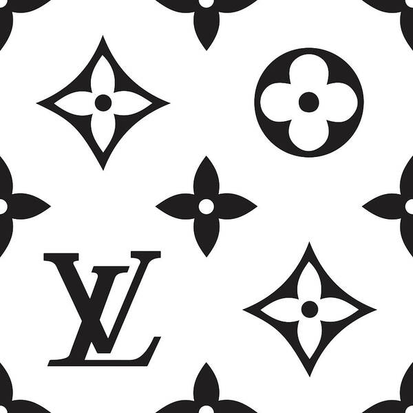 Download Louis Vuitton Pattern - LV Pattern 01 - Fashion and Lifestyle Art Print by TUSCAN Afternoon
