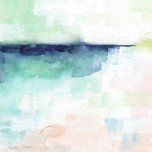 Beach Art Print featuring the painting Low Tech by Stephie Jones