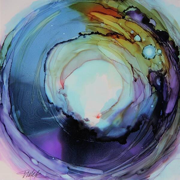 Abstract Art Prints Art Print featuring the painting Magic Potion by Tracy Male