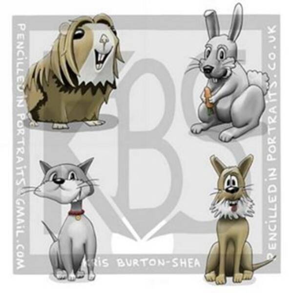 Cute Art Print featuring the photograph Meet The Critters!..4 Of My Creations by Kris Burton-Shea