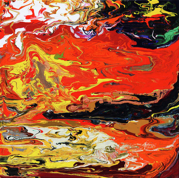 Fusionart Art Print featuring the painting Melt by Ralph White
