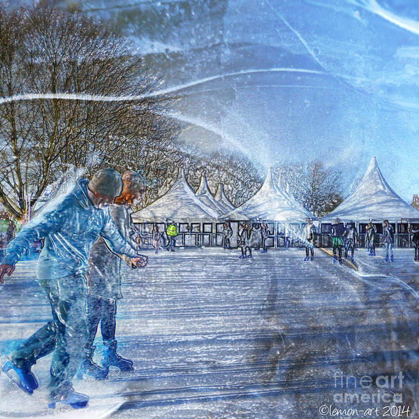 Winter Art Print featuring the photograph Midwinter blues by LemonArt Photography