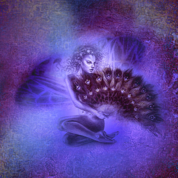 Fairy Art Print featuring the painting Mirabella by Ragen Mendenhall