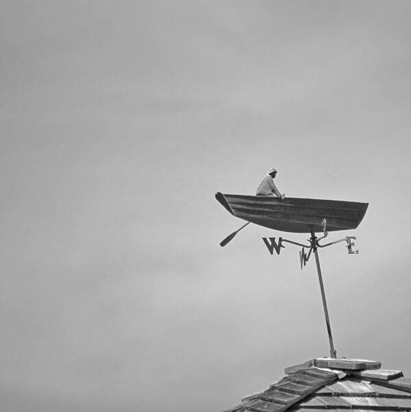 Nantucket Art Print featuring the photograph Nantucket Weather Vane by Charles Harden