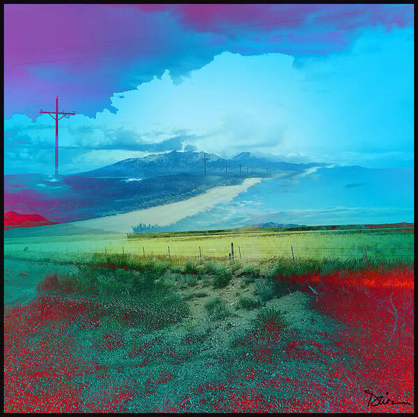 Landscape Art Print featuring the photograph New Mexico Landscape by Peggy Dietz