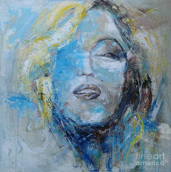 Marilyn Monroe Art Print featuring the painting Norma Jeane by Dan Campbell