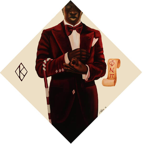 Nupe Art Print featuring the painting Nupe by Jerome White