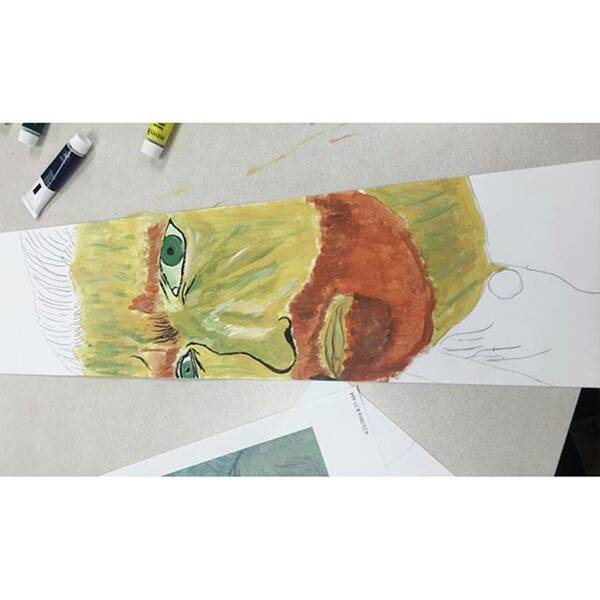  Art Print featuring the photograph Obviously Not Finished, But Van Gogh Is by Hannah Mackinnon
