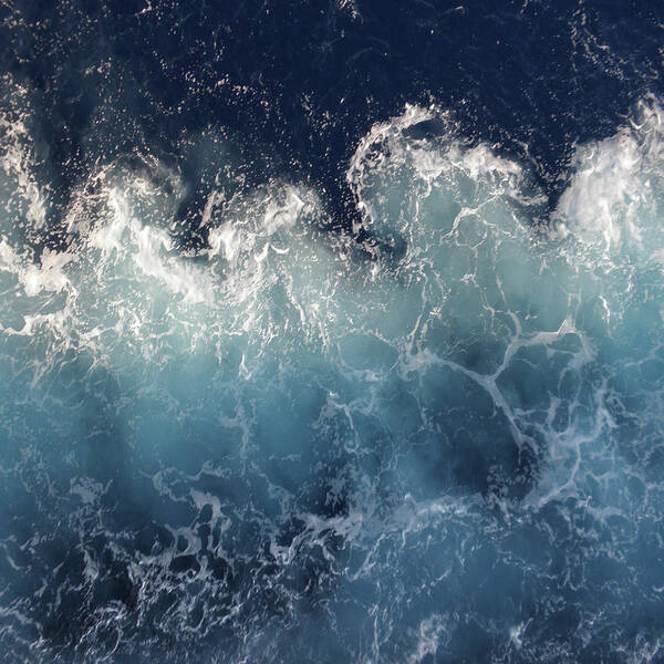 Oceans Art Print featuring the digital art Ocean Spray by Suzanne Carter