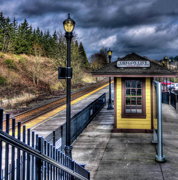 Train Depot Art Print featuring the photograph All Aboard by Thom Zehrfeld