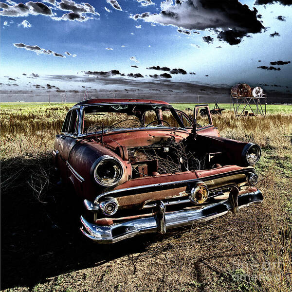 Decay Art Print featuring the photograph Out to Pasture by Tiffany Whisler