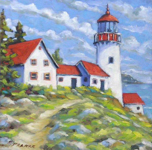 Art Art Print featuring the painting Paradise on the Point by Richard T Pranke