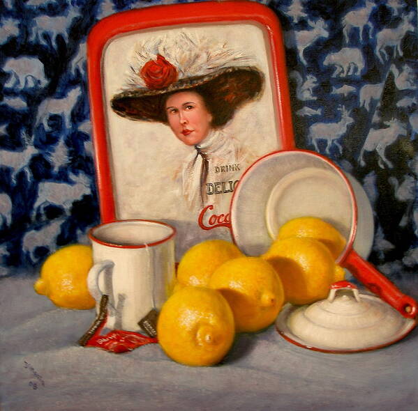 Realism Art Print featuring the painting Past Teatime by Donelli DiMaria