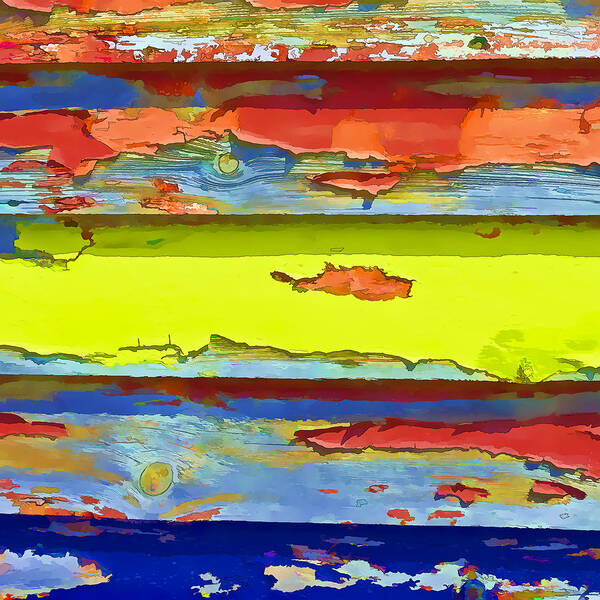 Paint Art Print featuring the photograph Peeling Paint II by Gareth Davies